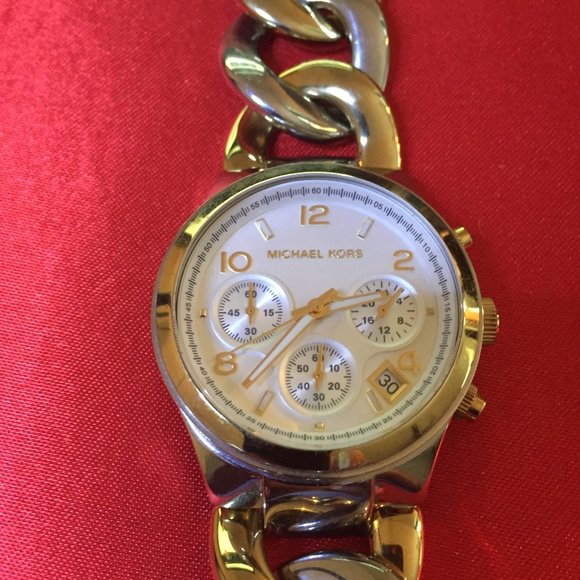 Michael Kors Women's Two-tone Chronograph Watch - Picture 1 of 4